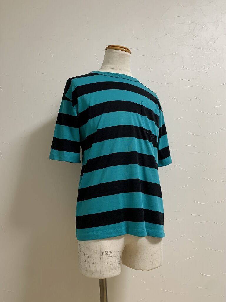 1980's Bi-Color Border Pocket T-Shirt