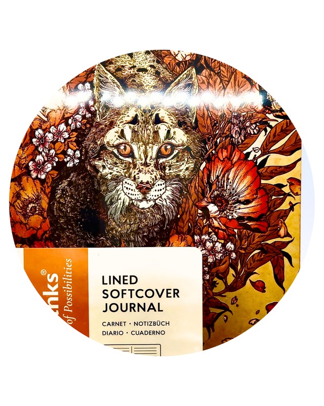 Paperblanks(ペーパーブランクス)　ノート　Flexis　リンクス・ライジング　罫線（ミニ） 　208ページ