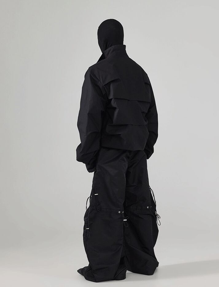 FRKM SCD 24AW マルチレイヤー ショートルーズ シャツジャケット  