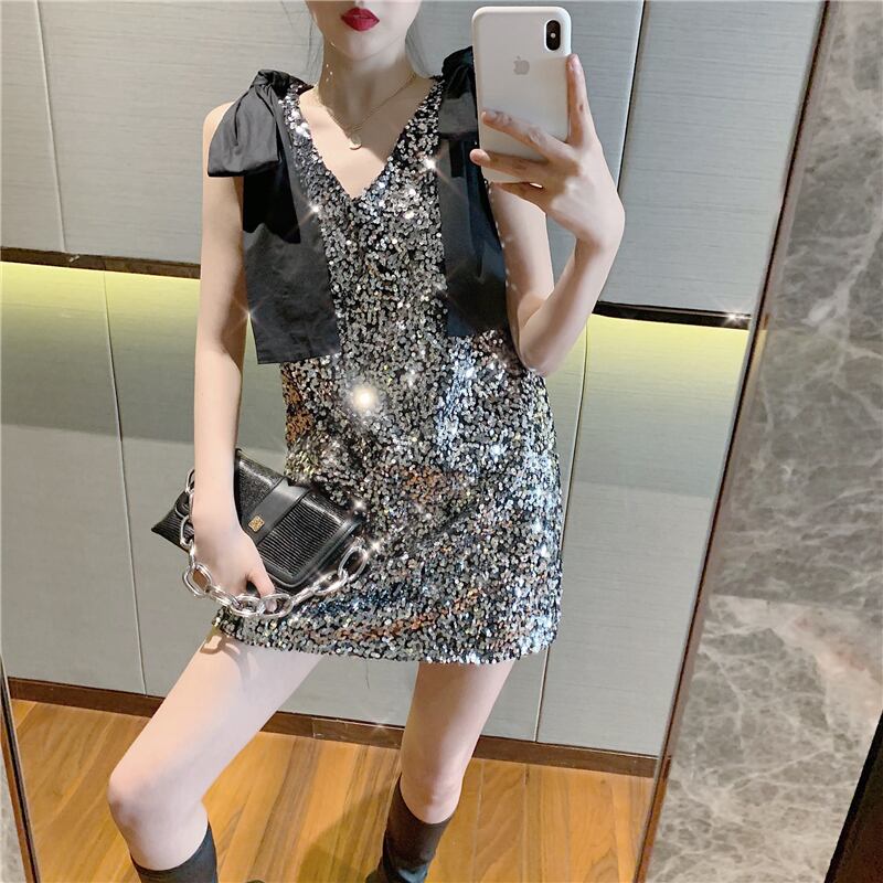 ルーズスパンコールドレス 1号婦人80336600069