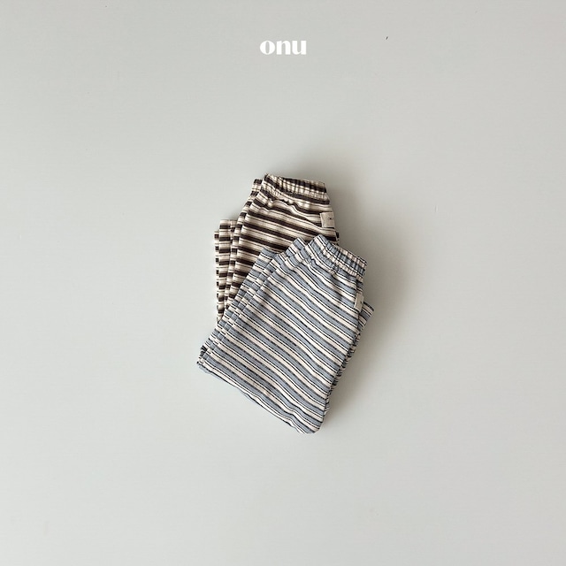 《即納》送料無料 【ONU】onu tico stripe pants