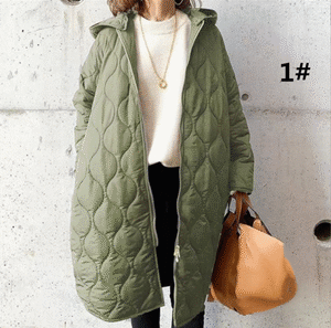 大好評 中綿コート コート ジャケット レディース 中綿 ロングコート ビッグシルエット フード付き