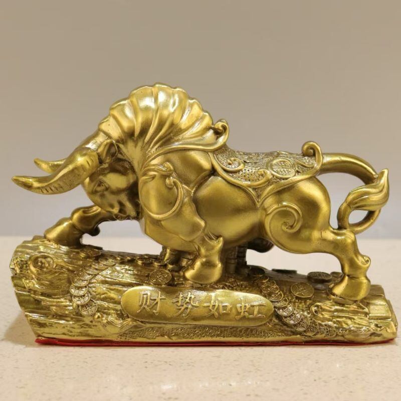 金属製・銅製 牛.丑の置物 十二支 丑 オブジェ インテリア 干支 置物