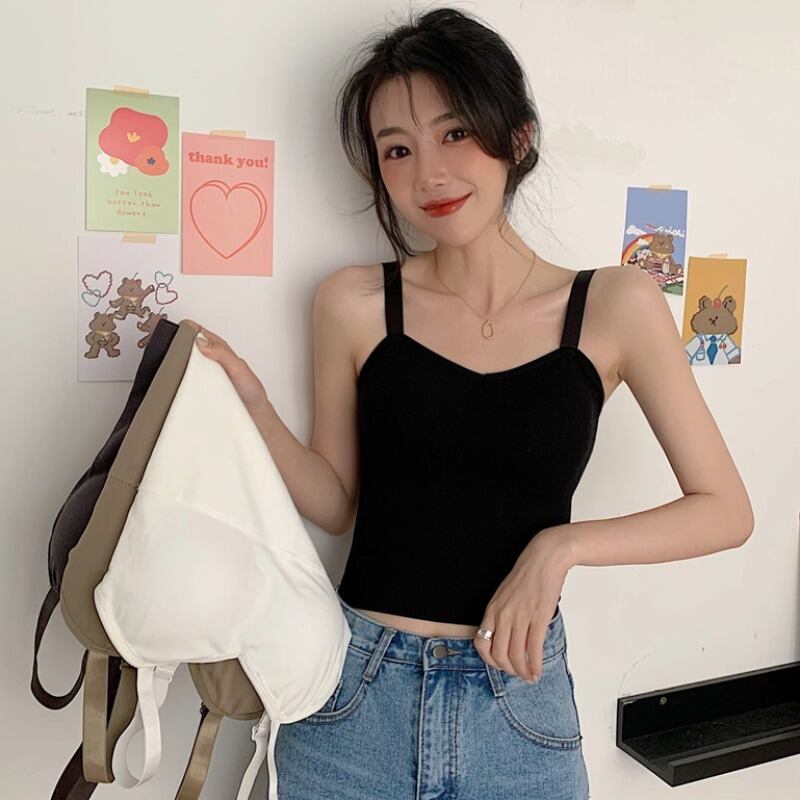 サマースタイルスリムショートトップス 夏物 ハンチェンe88602308629