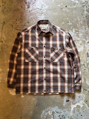 GENIUS CRAft / OMBRE CHECK SHIRT L/S / オンブレーチェックシャツ / ワイドシルェット / ボックスシルエット