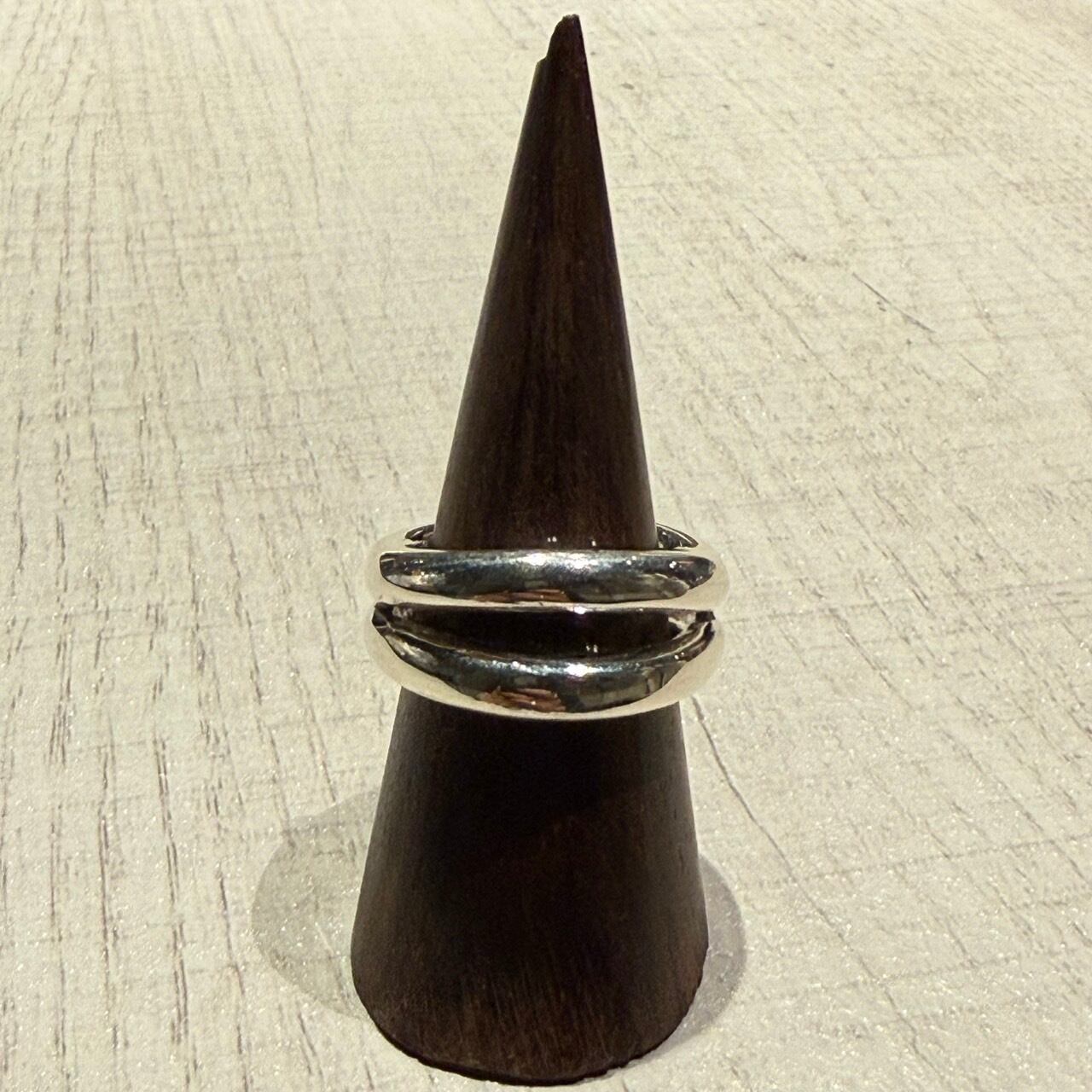 2 LINE GAP DESIGN RING-SILVER925-ラインリング 2 LINE GAP DESIGN RING-SILVER925-チェーンリング | maryland_accessories