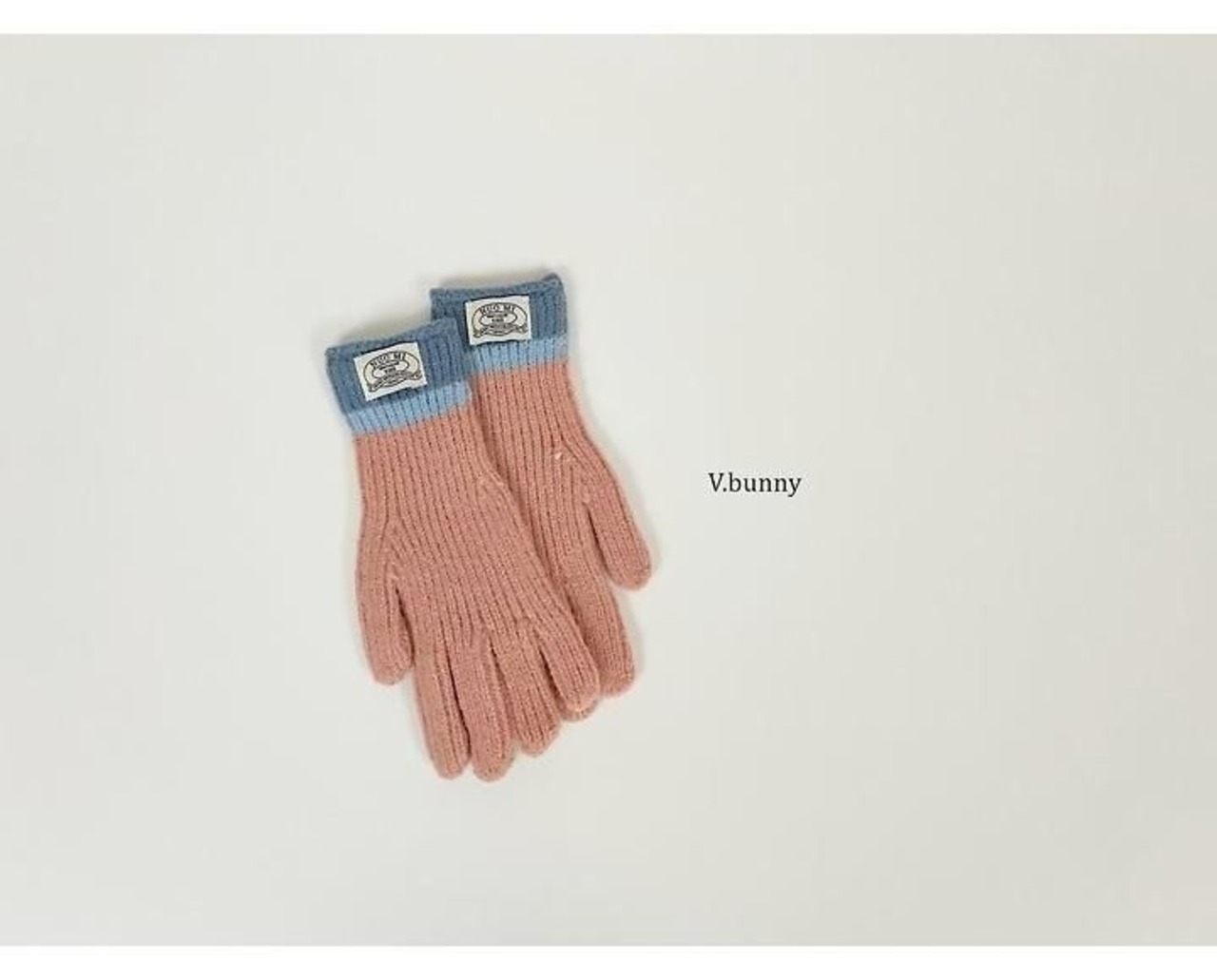 韓国子供服 / 26winter / VANILLA BUNNY / ブロック手袋 / キッズ / 冬服 *FREE*