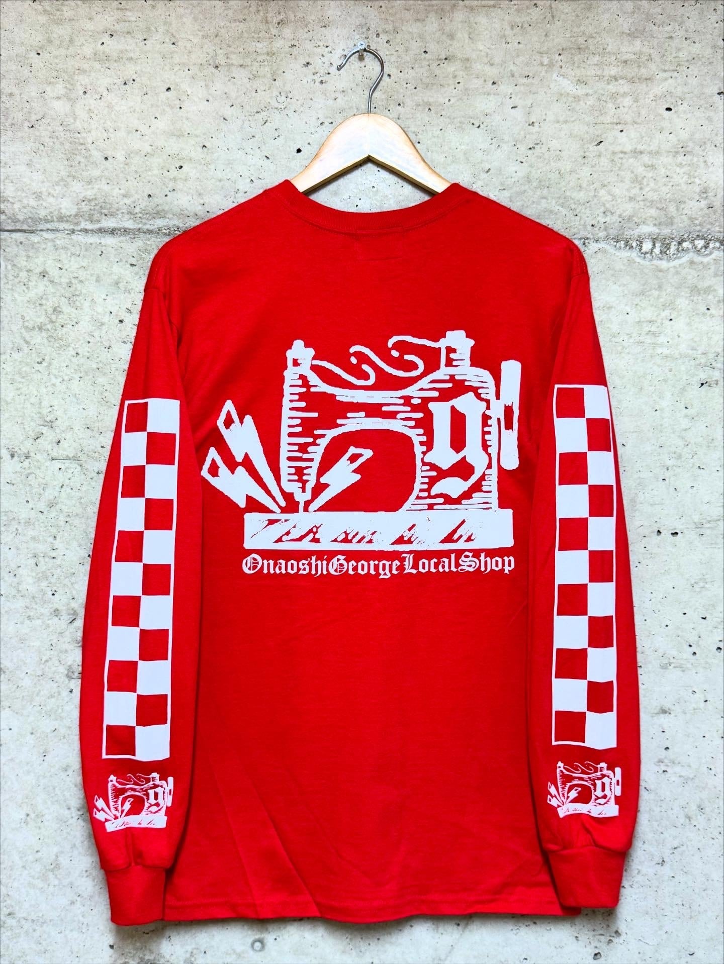 OG TRADEMARK CHECKER L/S TEE | ONAOSHI GEORGE LOCAL SHOP