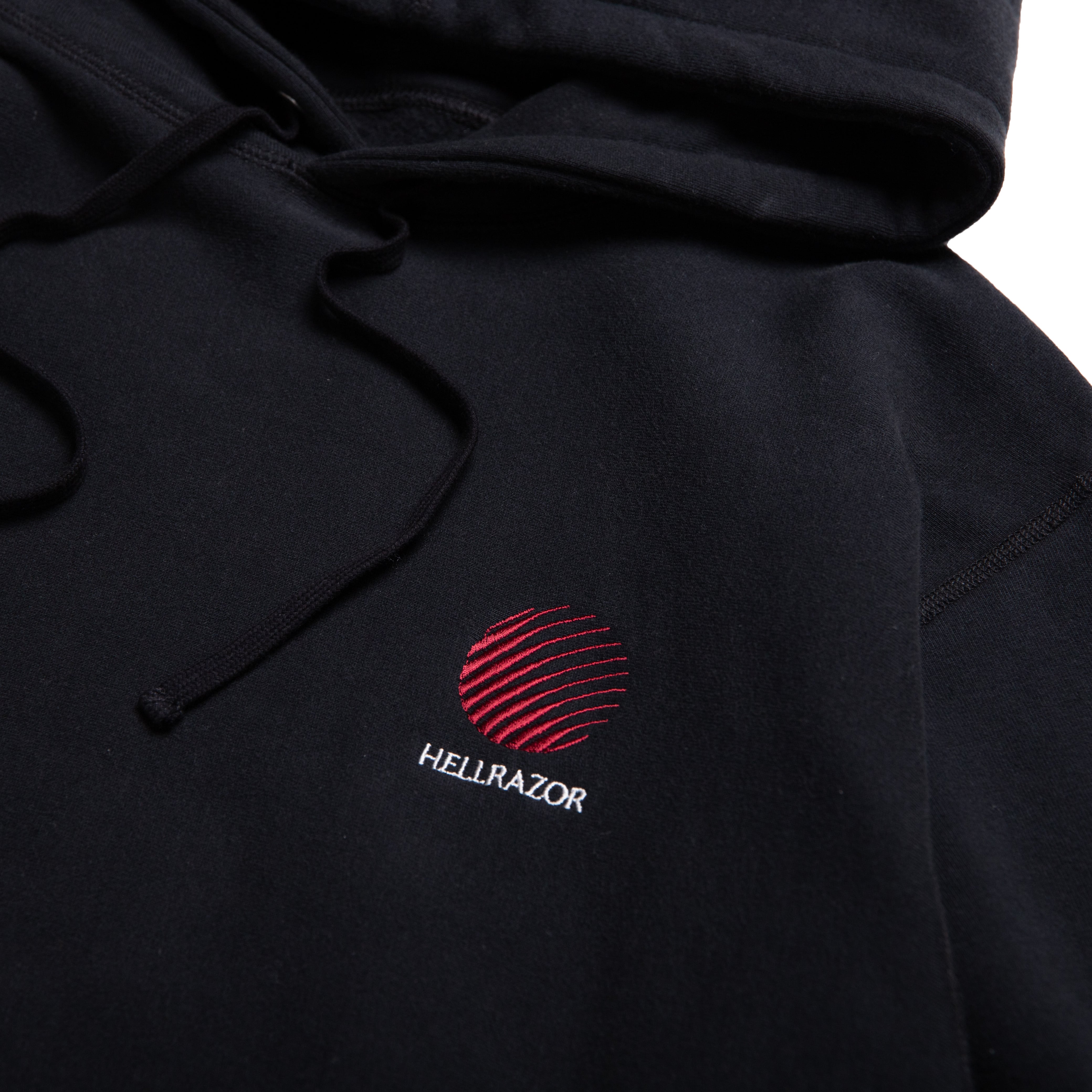 HELLRAZOR】LOGO EMB PATCH HOODIE(BLACK)〈送料無料〉 | STORY