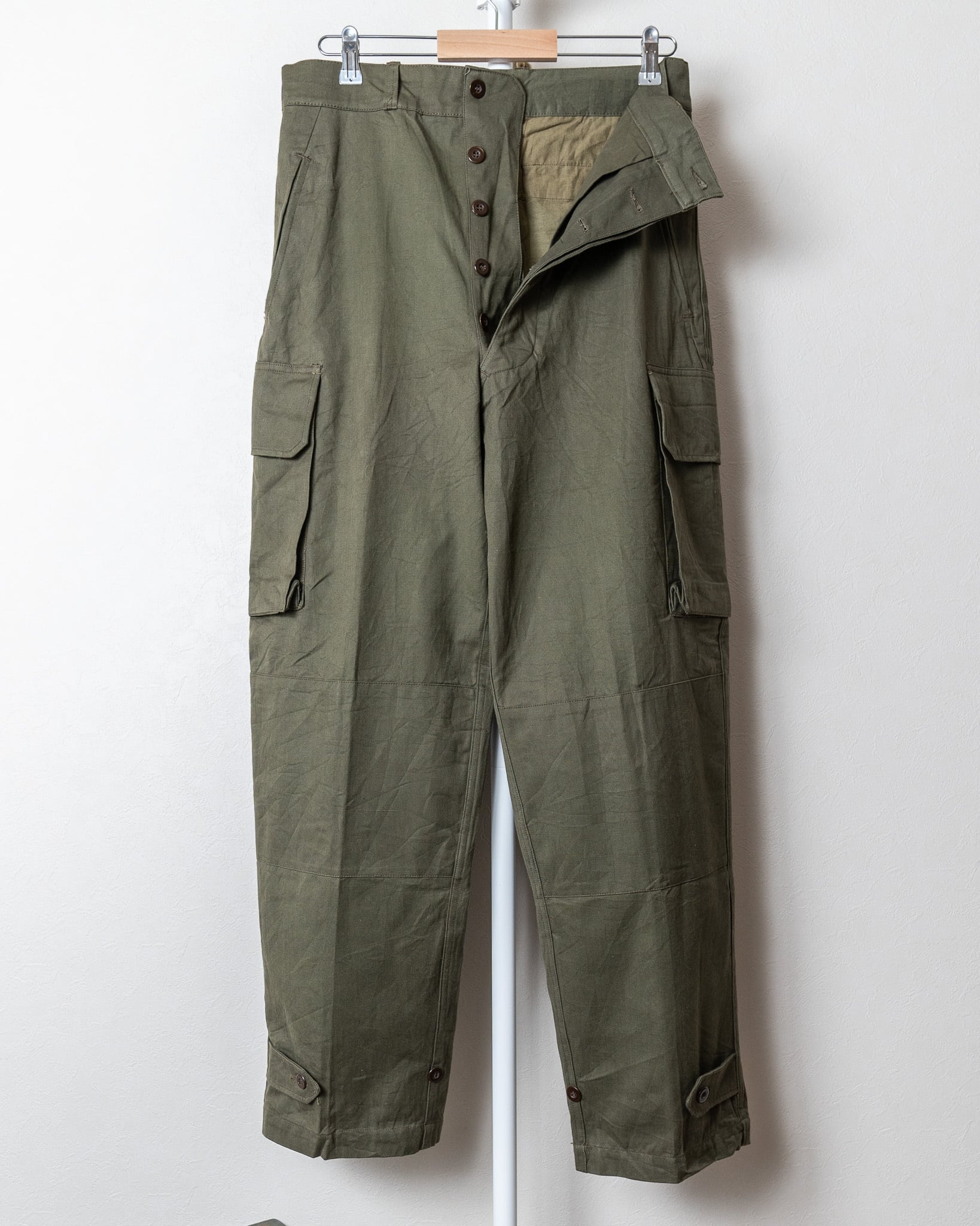 DEADSTOCKFrench Army M Trousers Late Model Size "HBT" 実物