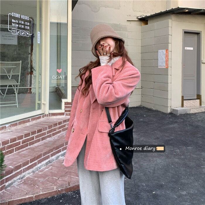 スタイルジャケット ルーズカジュアルオータムウィンタートップス 秋物 冬物 モンロー70576961699