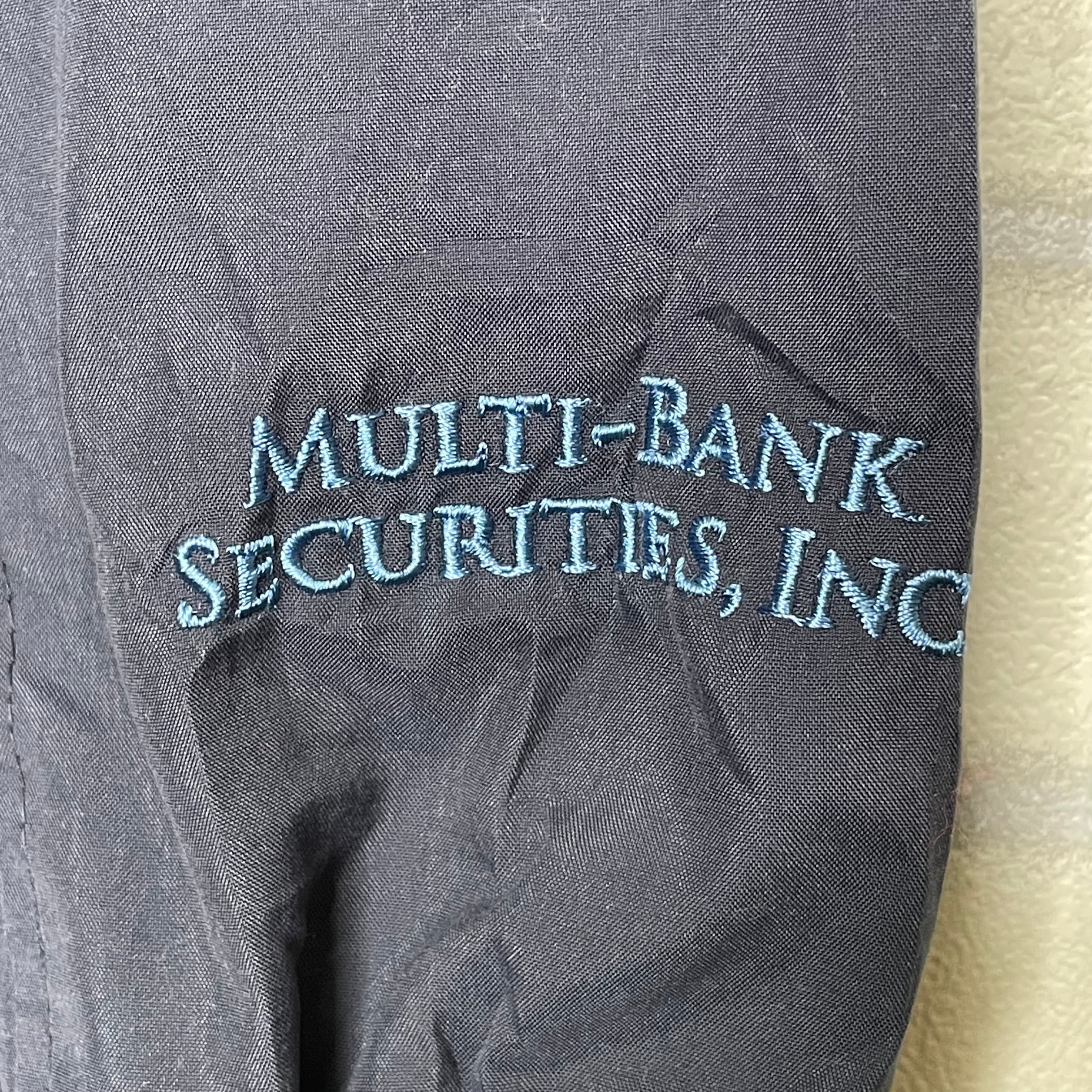PORT AUTHORITY ナイロンプルオーバー L ネイビー 刺繍入り 状態良好 