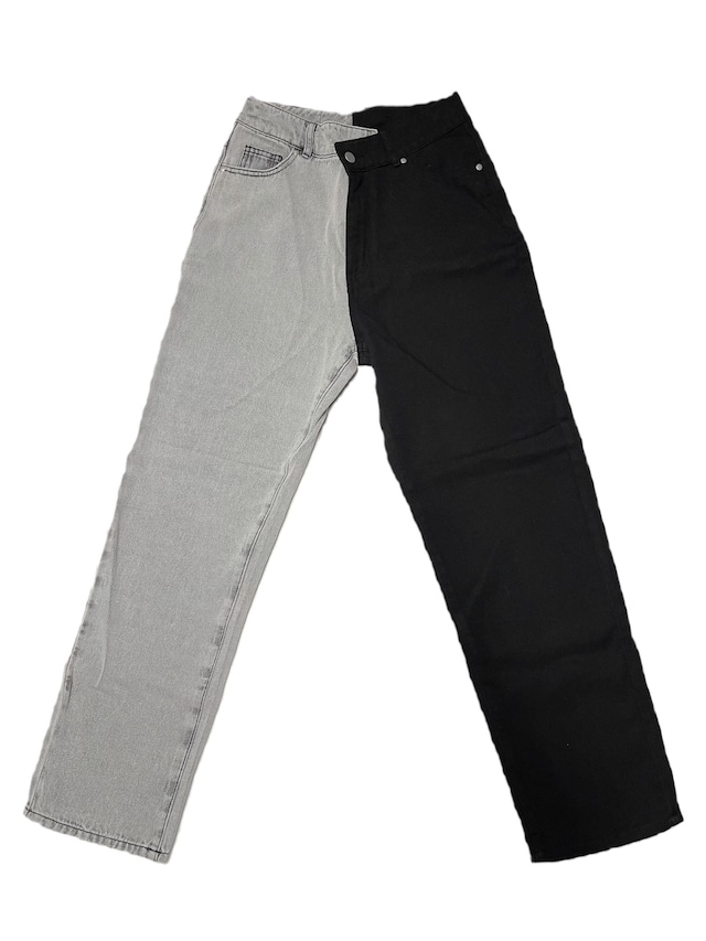 【Jclass】Denim Bicolor Pants