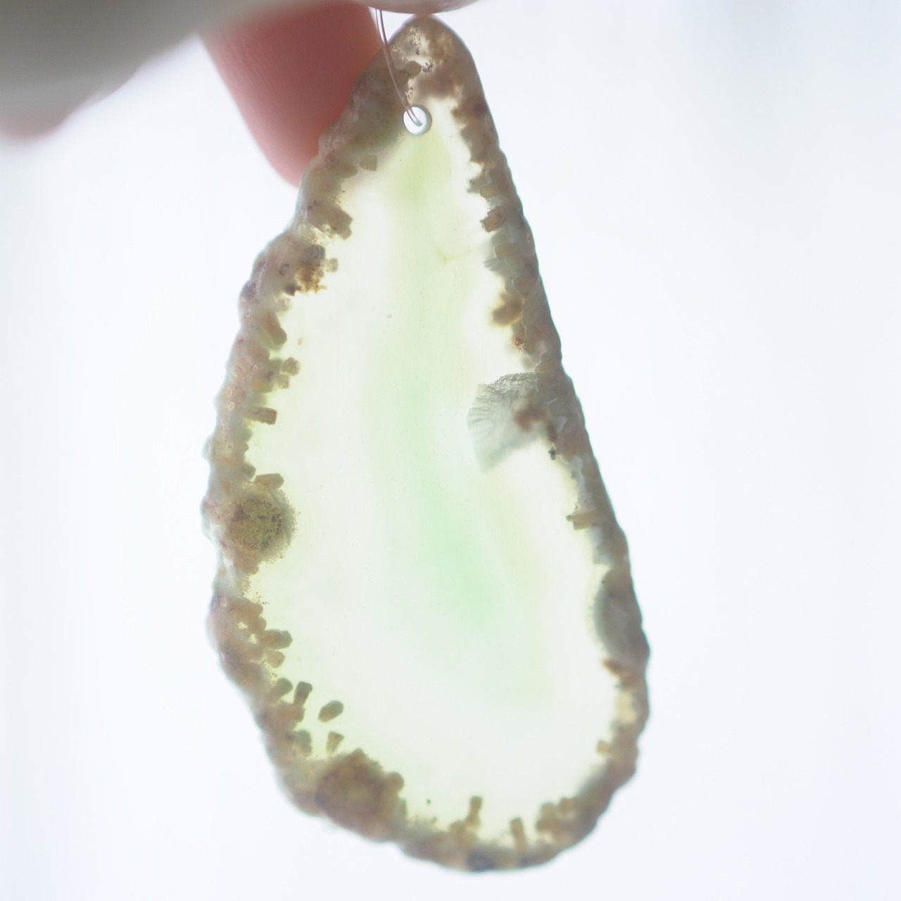 Green Bouquet - アゲートヒーリングチャイム / Agate Sun Catcher Wind Chime 348