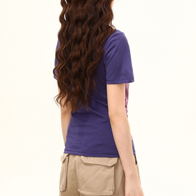 layered design number short-sleeve tee　レイヤードデザインナンバー半袖ティー　J2088