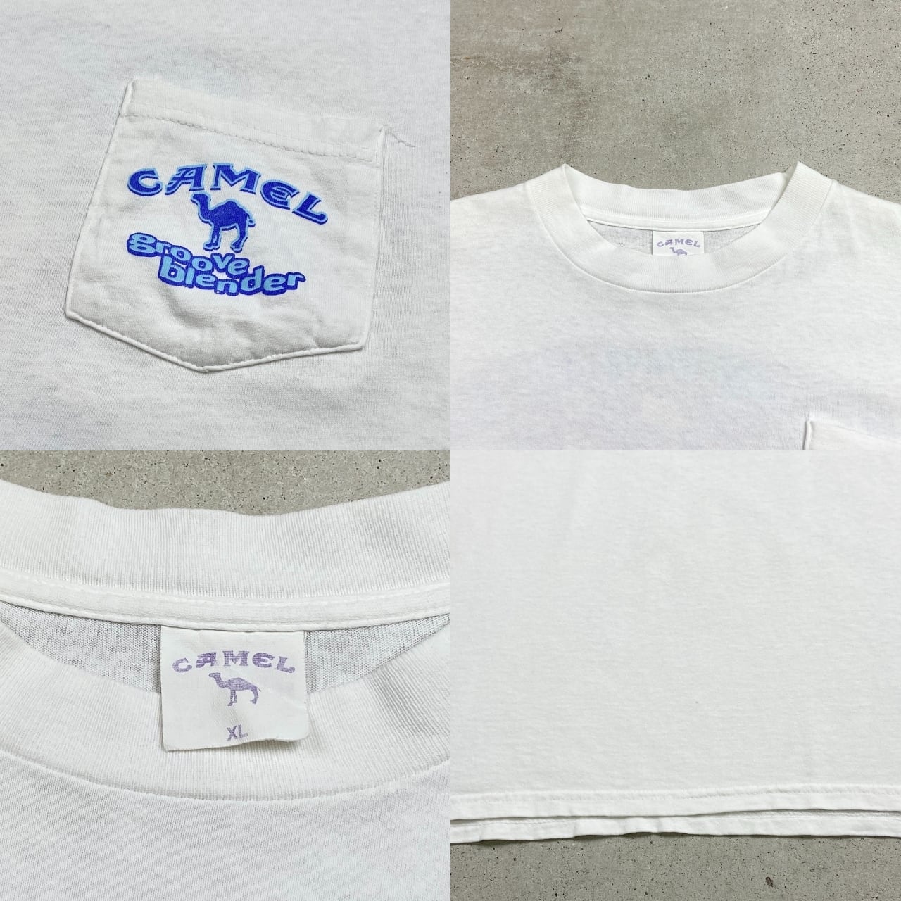90年代 CAMEL キャメル タバコ アドバタイジングプリントTシャツ ポケT