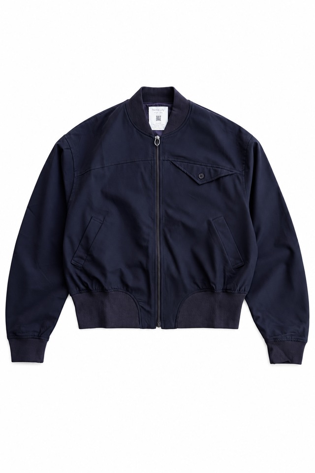 【SALE】【Nora Lily】Cocoon Silhouette Jacket   / NAVY