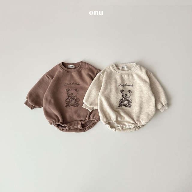 bebe twin bear suit【onu】※12月下旬~1月上旬発送予定