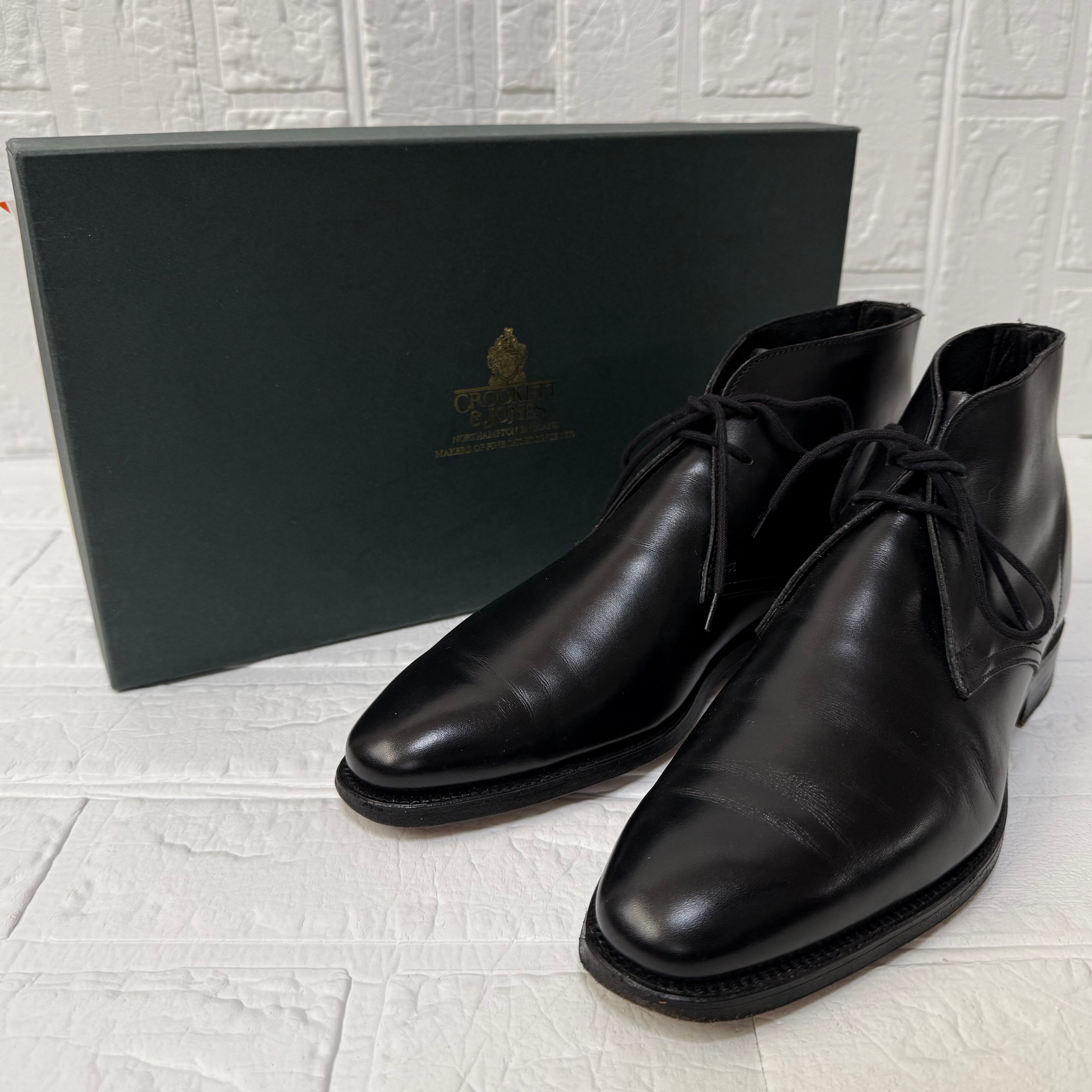 CROCKETT&JONES HAYLE チャッカブーツ (UK5 1/2、実寸 24cm 相当