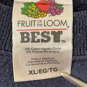 【FRUIT OF THE LOOM】ALDI 企業系 企業ロゴ 刺繍ロゴ スウェット トレーナー ワンポイント XL ビッグサイズ US古着