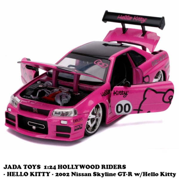 JadaTOYS 1/24 2002 日産 スカイラインGT-R【ハローキティ