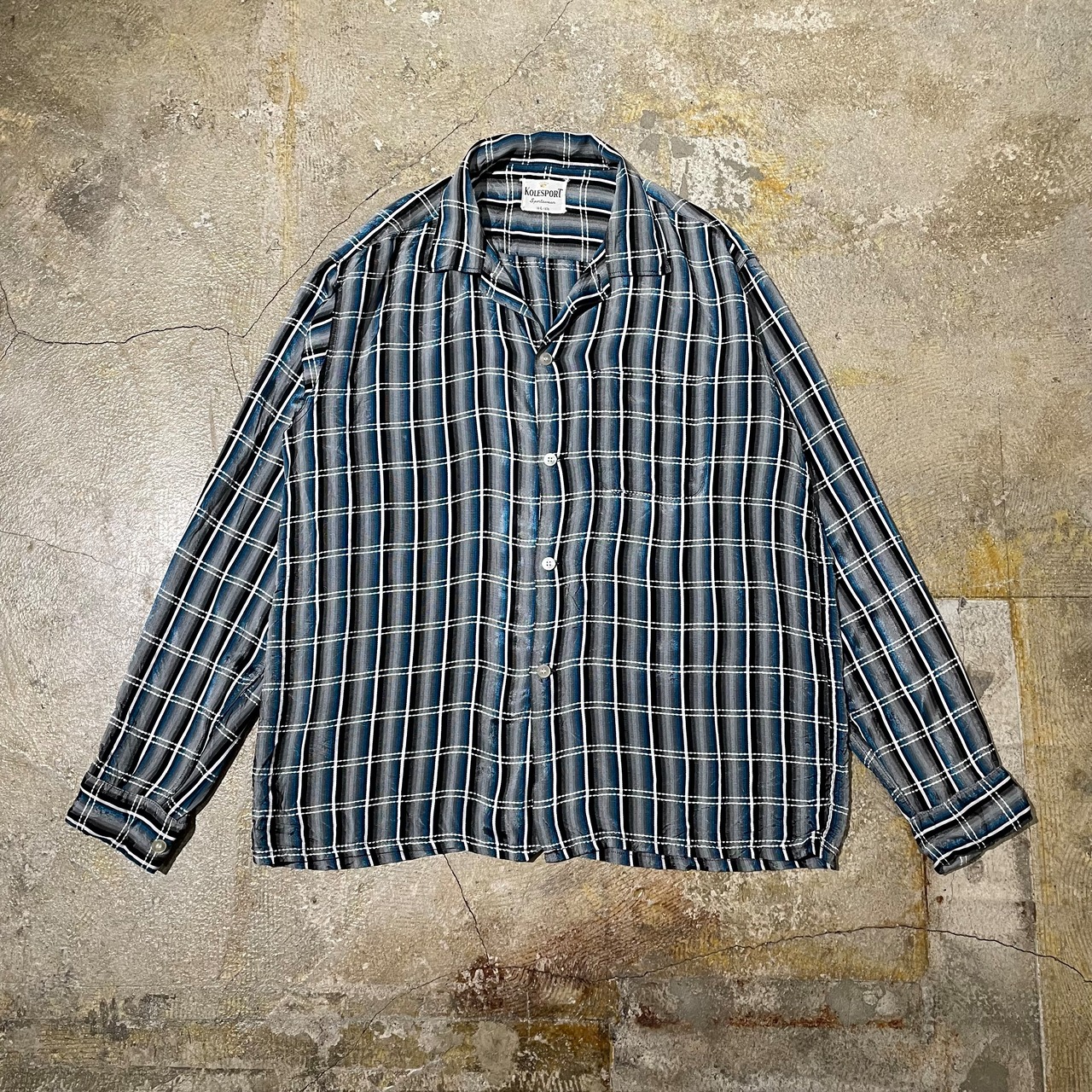 50-60s KOLESPORT OPEN COLLAR SHIRT | BENJAMIN AUTHENTIC CLUB