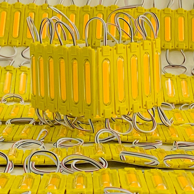 ◇80コマセット◇スティック形状 28V トラック用品 増設ランプ LED シャシーマーカー タイヤ灯 作業灯 路肩灯 架装部品 パッチマーカー イエロー