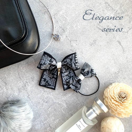 ヘアフックとヘアゴム(エレガンスシリーズ)