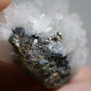 クリアクォーツ / パイライト / 原石 標本