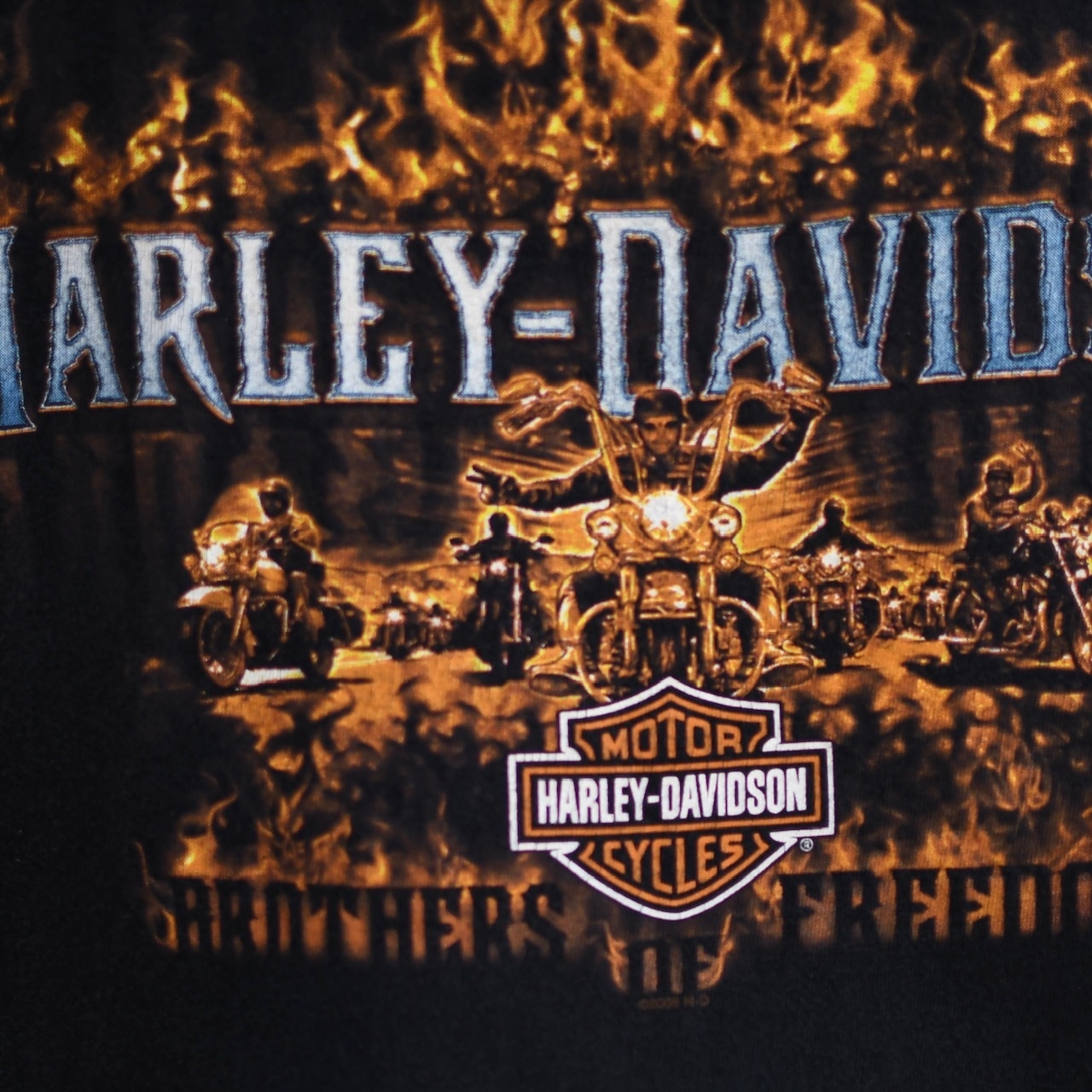 Harley-Davidson Crawfish print tee