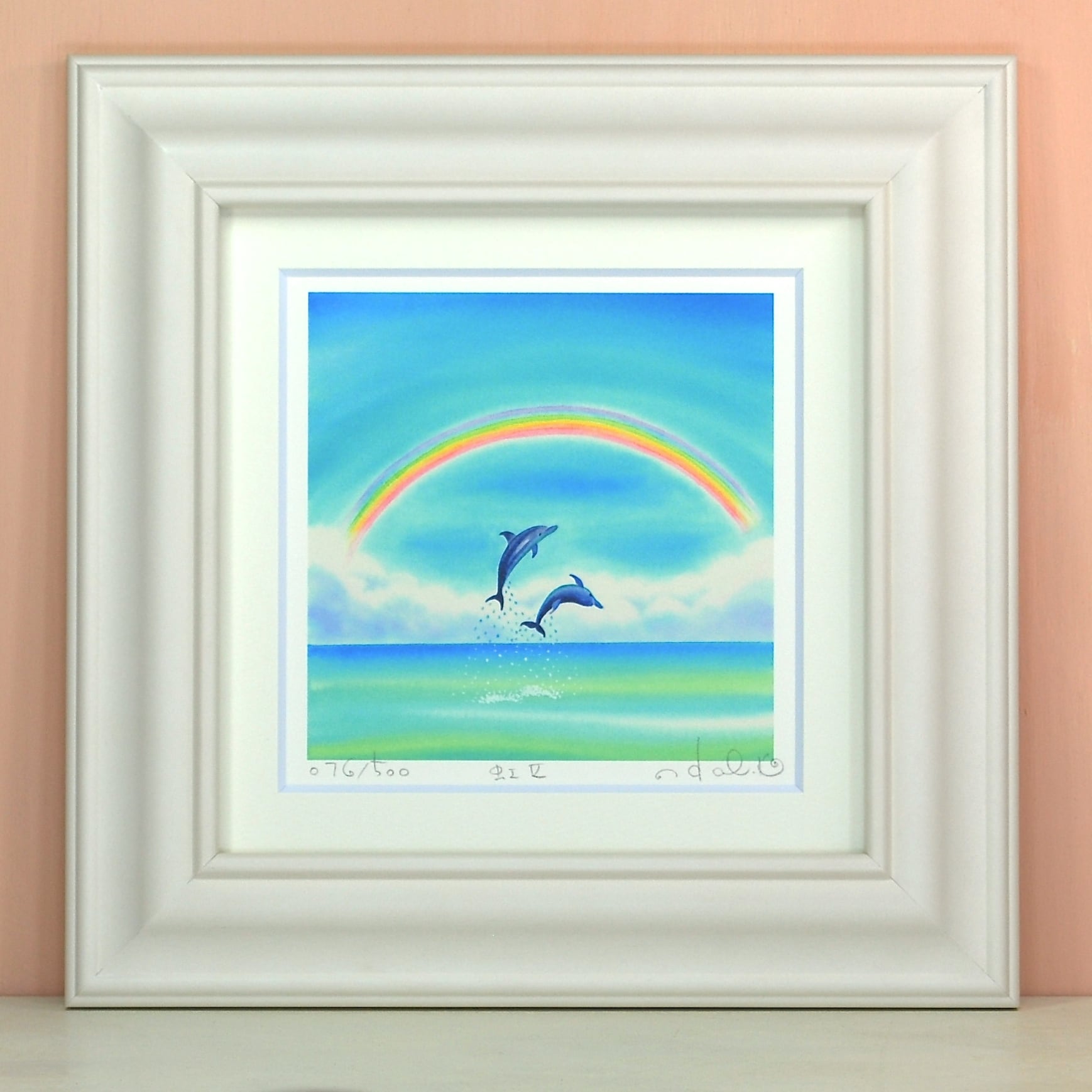 風景画「デイゴの紅い花」油彩画F6/額付き | Pay ID