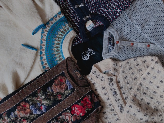 AMERICA L.L.BEAN Nordic knit cardigan