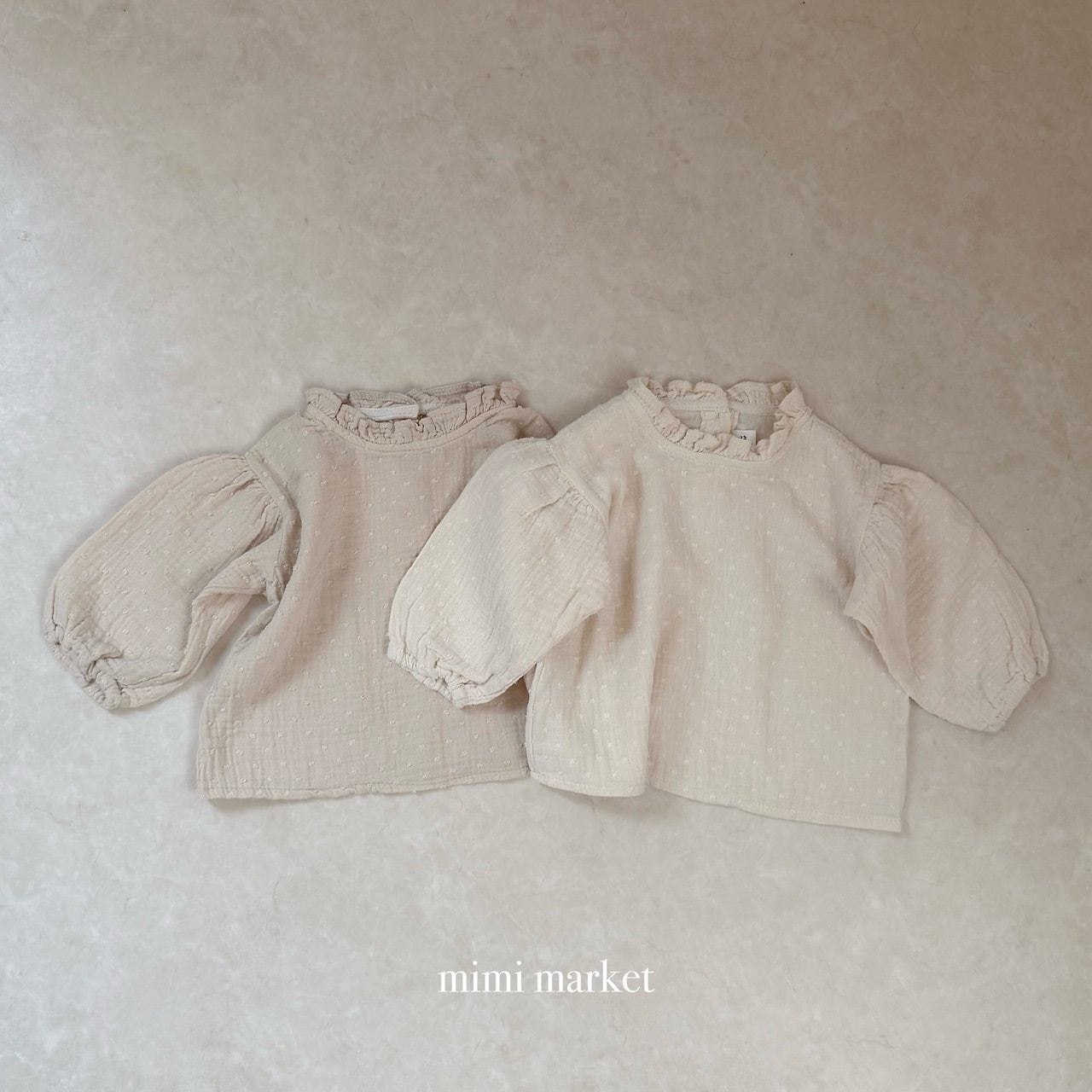 送料無料【予約】/  ネックフリルブラウス / mimimarket