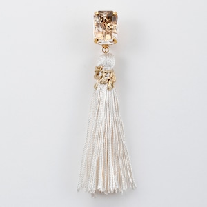 草花とタッセルのイヤリング・ピアス【TER-074】