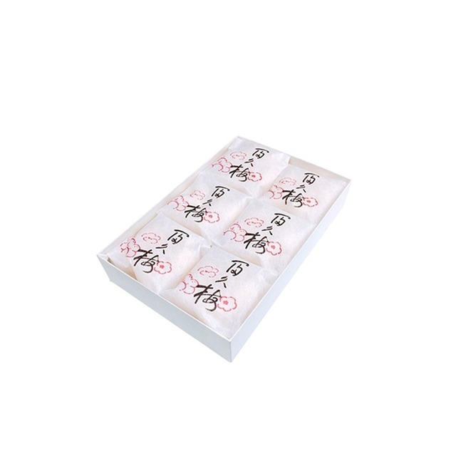 〈開運堂〉冨久梅もなか　6個箱入【期間限定】