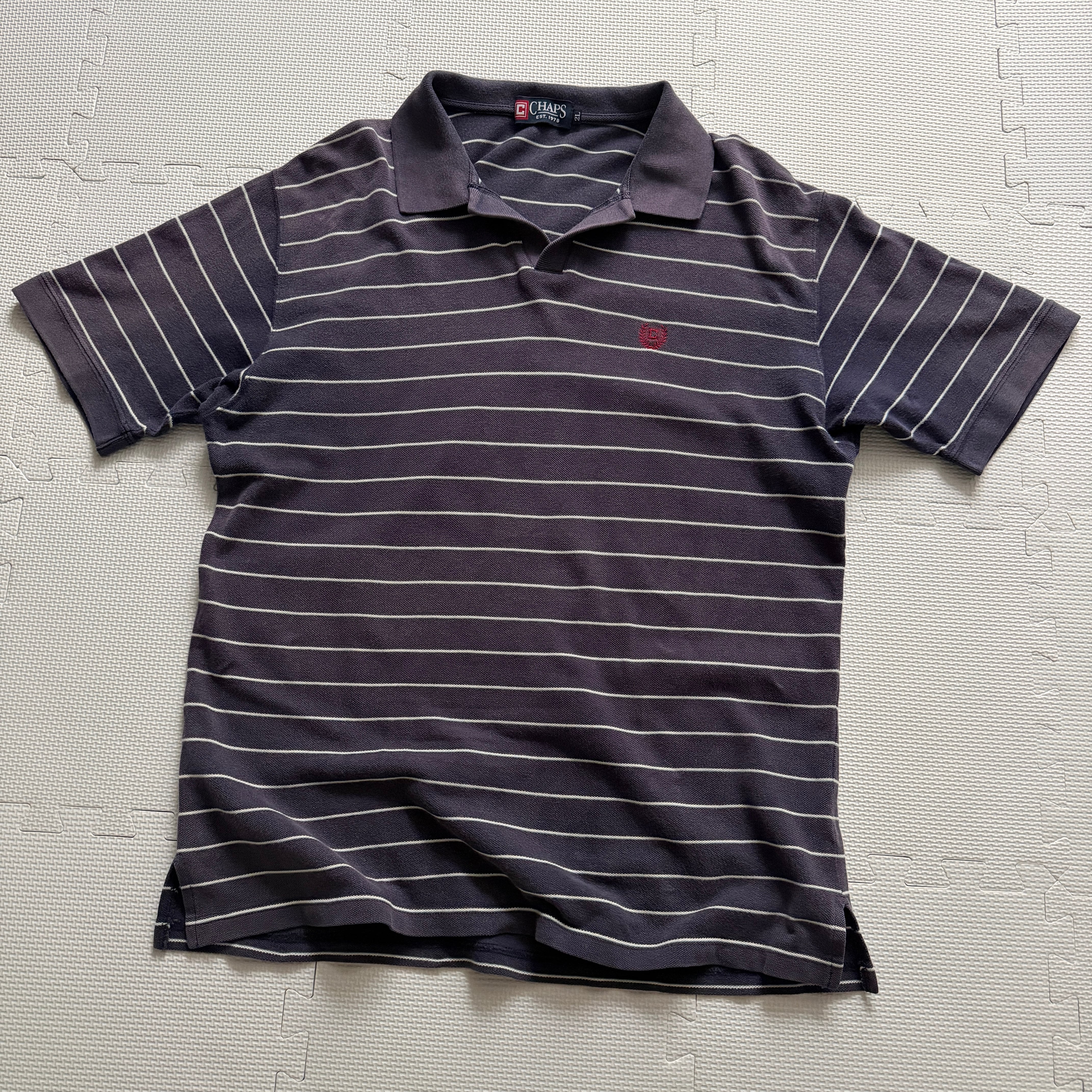 2005ss dior homme guitar embroidery border polo shirt | PAY ID