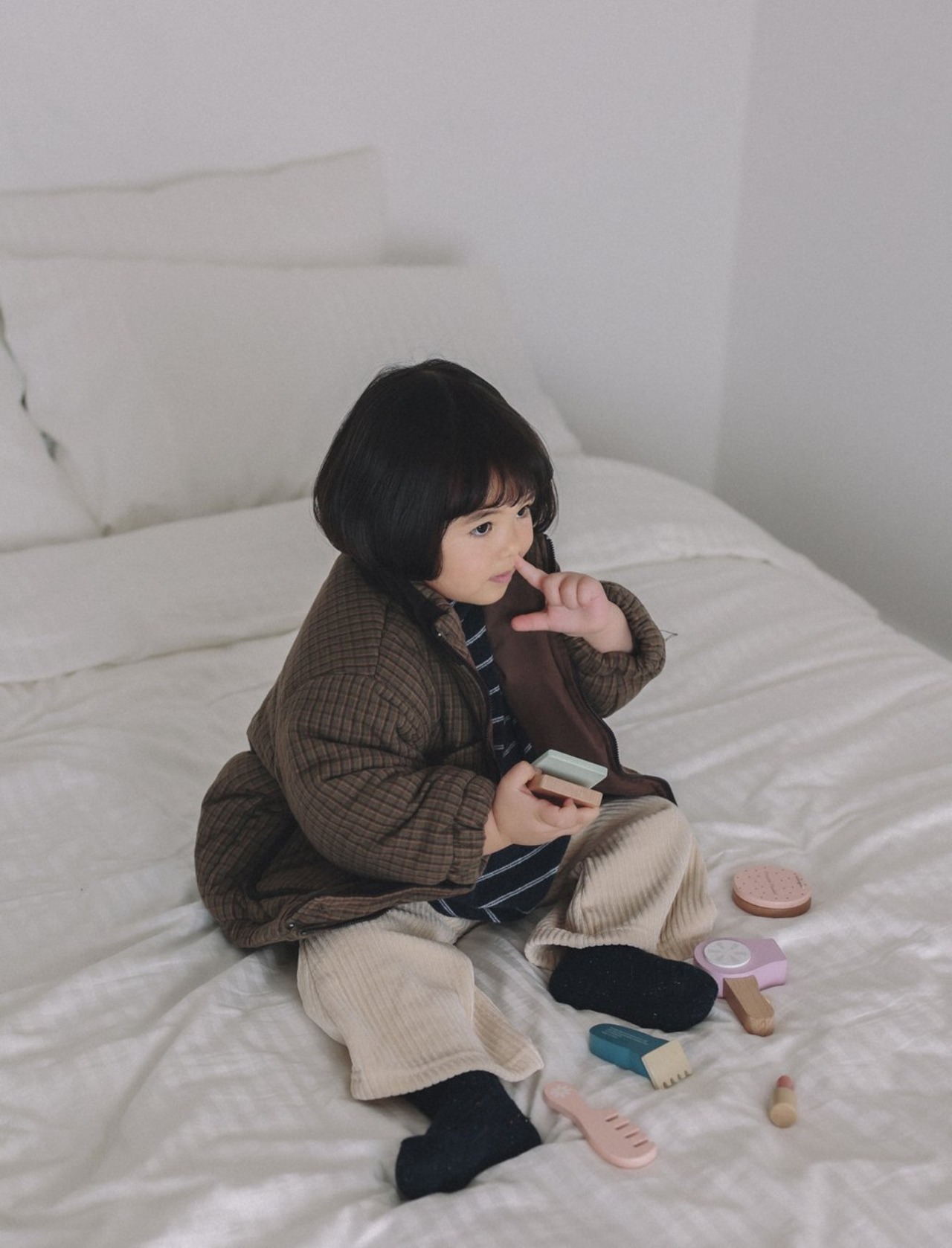ONU［取寄］tonton rib pants 26winter