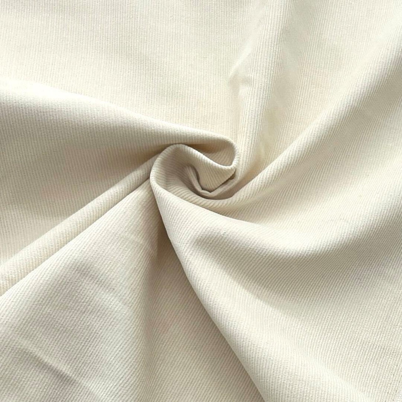 ★AM165◆2.5ｍ◆綿100％細畝コーデュロイ生地◆アイボリー