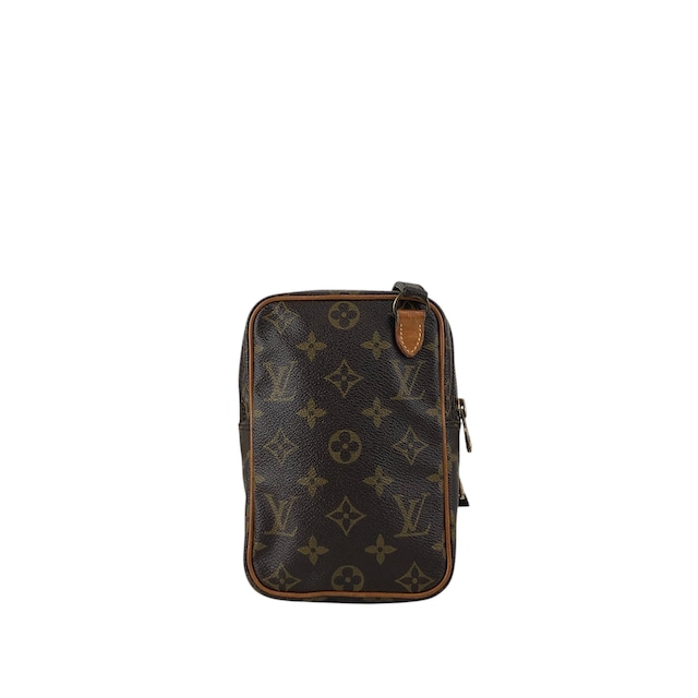 LOUIS VUITTON ルイヴィトン モノグラム ショルダーバッグ ブラウン PVC レザー 旧アマゾン vintage ヴィンテージ オールド zvucr2