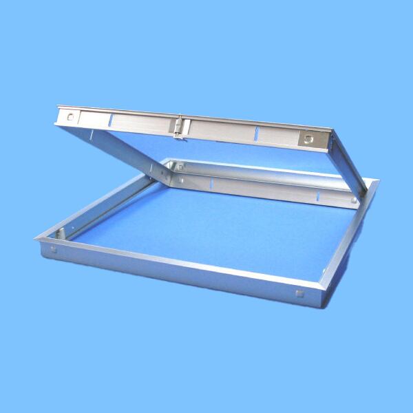 ワニハッチ 300（額縁タイプ） 屋内専用 天井点検口 10台セット 日大工業　000919　 300角 シルバー 建築 内装 アルミ