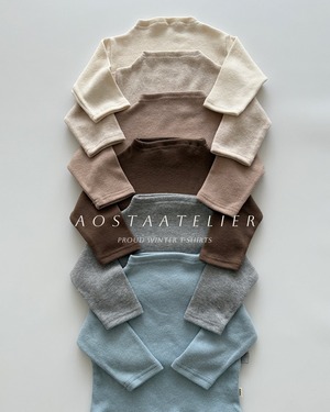 【Aosta】 プラウドT／ブルー（70–110cm）2025冬