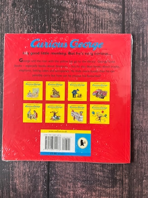 【英語絵本】Curious George visits the Library