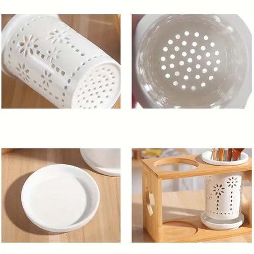 キッチン用品ホルダー セラミック製 スプーン フォーク カラトリー収納 リビング カフェ装飾 おしゃれ 北欧