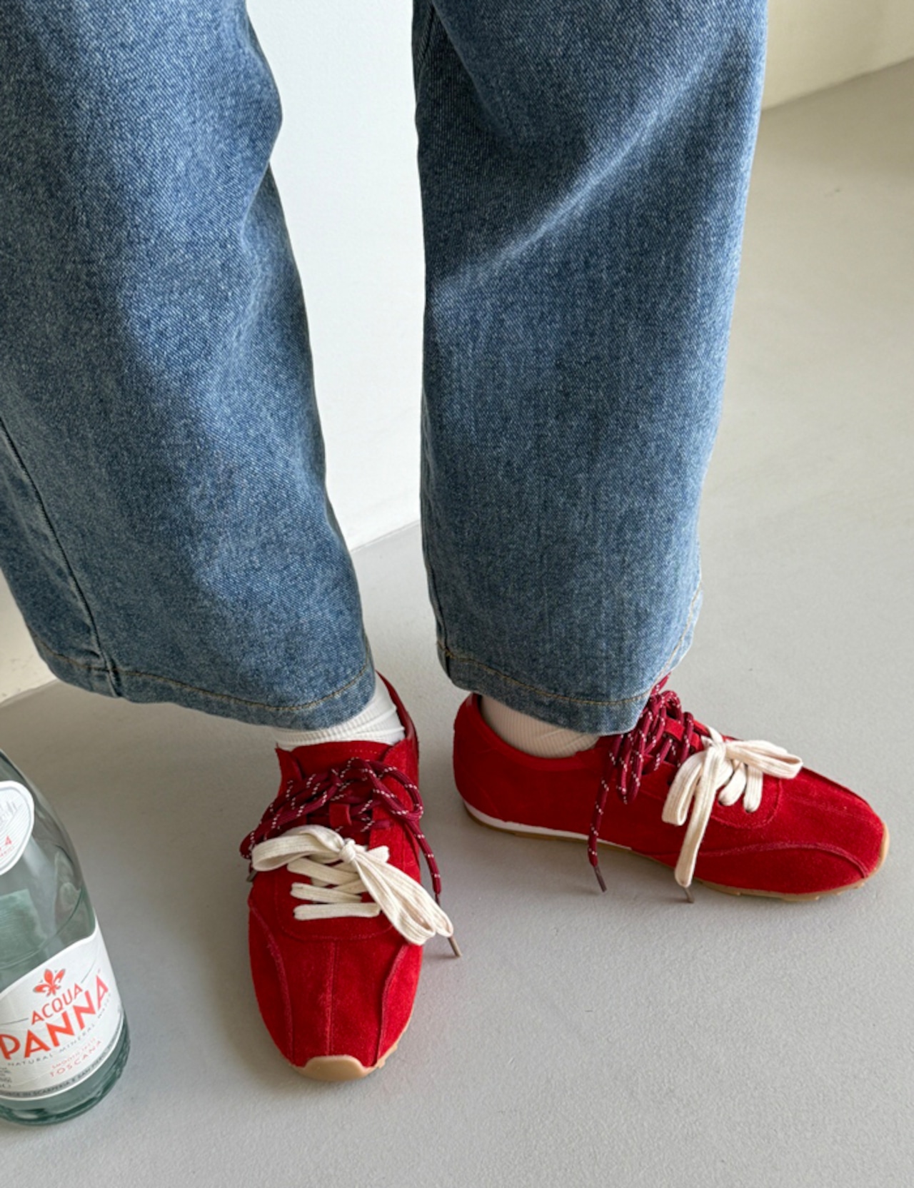 【26ss】牛革100%・String-point Sneakers_4colors