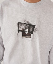 SKULL PRINT LONG SLEEVE［HSC017］