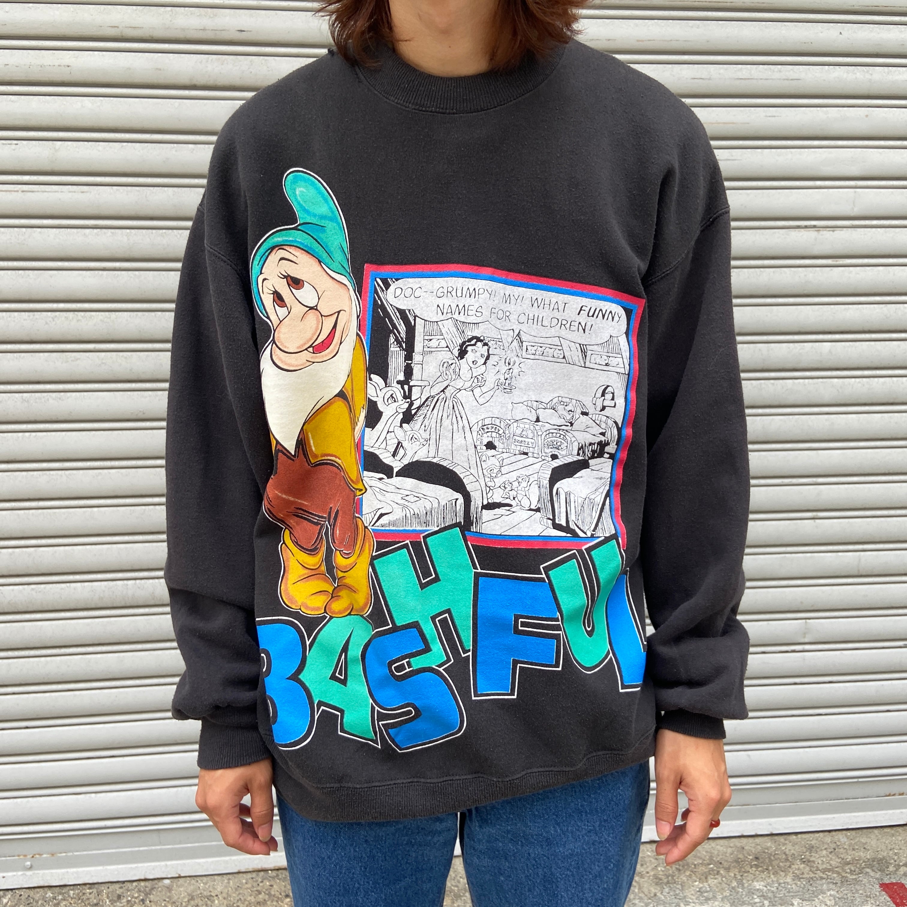 90s 白雪姫 7人の小人 vintage tシャツ disney mickey-