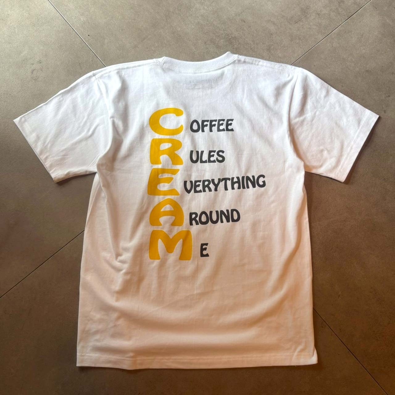 RIVERSIDE BASE 『C.R.E.A.M.』 T-SHIRTS - WHITE -