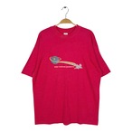 80s ボーイスカウトジャンボリー USA製 ヴィンテージ Tシャツ スペースシャトル 地球 レッド シングルステッチ サイズXXL BZ0677