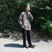 SHIRT10(90年代ペンドルトンウールレーンボタンダウンロングスリーブマドラスチェックシャツ)