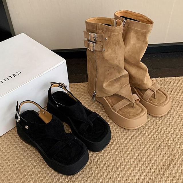 【34-40】2way boots sandal　M085